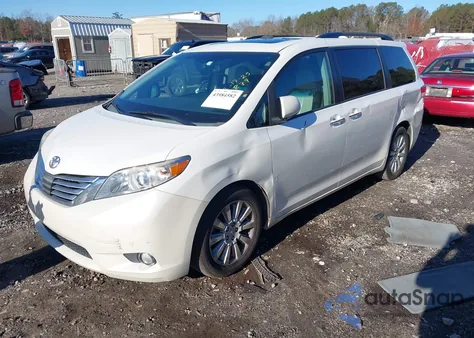 2012 Toyota Sienna Limited V6 7 Passenger from USA, damaged, VIN 5TDYK3DC9CS270879